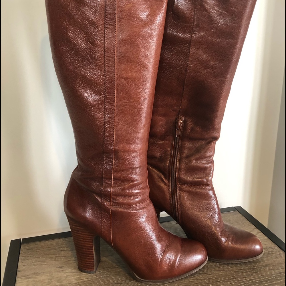 Nine West Leather Boots (Size 8.5)